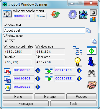 InqSoftWindowScanner screen