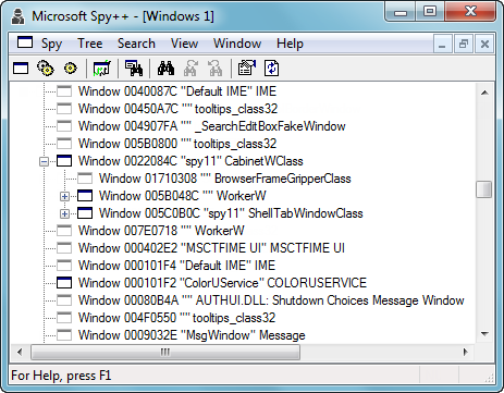 MicrosoftSpy screen