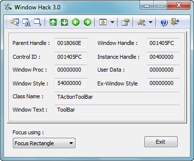WindowHack screen